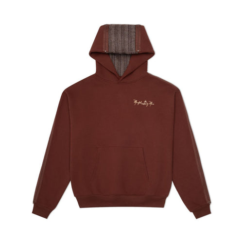Premium Heavyweight Hoodie - Brown Tweed