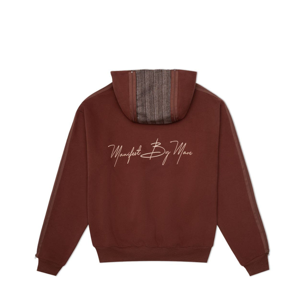Premium Heavyweight Hoodie - Brown Tweed