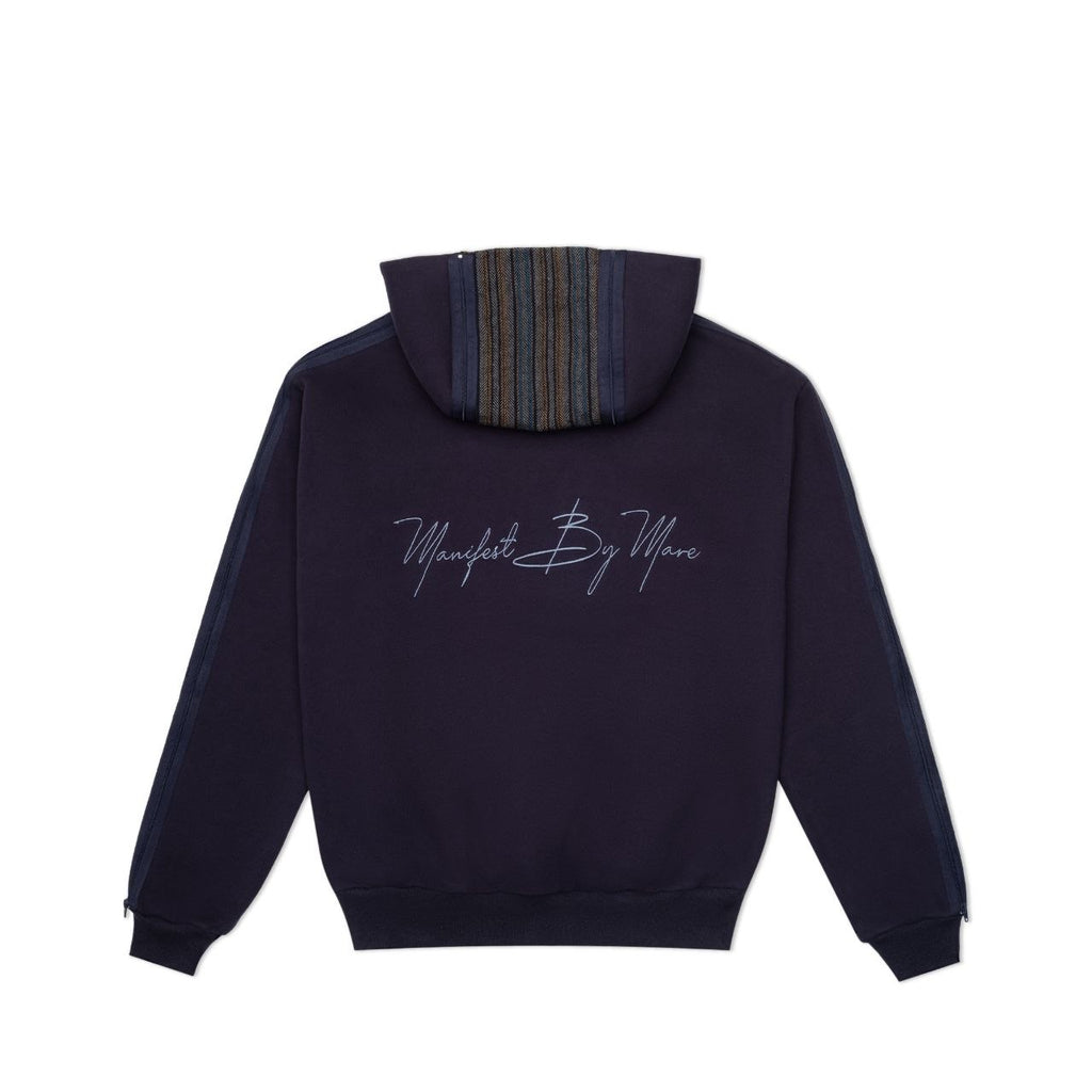 Premium Heavyweight Hoodie - Blue Tweed